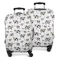 thumbnail image 1 of White Cow Milk Cow Pattern Luggage Cover Fashion Suitcase Cover Baggage Covers Fit 25-28 Inch Luggage (Go Travel), 1 of 5