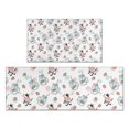 thumbnail image 1 of White Cow Milk Jar Pattern Kitchen Rugs Sets Of 2,Anti Fatigue Kitchen Mat Rugs Non Slip Washable,Decorative Kitchen Floor Mats for Kitchen,Sink,Laundry,17"x30"+17"x47", 1 of 7