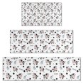 thumbnail image 1 of White Cow Milk Moo Pattern Kitchen Rugs Sets Of 3,Kitchen Runner Rugs Non Skid Washable,Decorative Kitchen Floor Mats for Kitchen,Sink,Laundry,17"x30"+ 17"x47" + 17"x59", 1 of 6