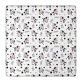 thumbnail image 1 of White Cow Milk Moo Pattern Square Fitted Tablecloth with Elastic Edge,Square Table Cover,Washable Elastic Table Cover for Home Kitchen Party Decor 36"x36", 1 of 6