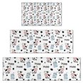 thumbnail image 1 of White Cow Milk Pattern Kitchen Rugs Sets Of 3,Kitchen Runner Rugs Non Skid Washable,Decorative Kitchen Floor Mats for Kitchen,Sink,Laundry,17"x30"+ 17"x47" + 17"x59", 1 of 6