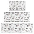 thumbnail image 1 of White Cow Milk Pattern Kitchen Rugs Sets Of 3,Kitchen Runner Rugs Non Skid Washable,Decorative Kitchen Floor Mats for Kitchen,Sink,Laundry,17"x30"+ 17"x47" + 17"x59", 1 of 6