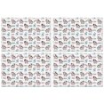 thumbnail image 1 of White Cow Milk Pattern Summer Placemats Table Placemats Set Of 4-Linen Kitchen Washable Placemats Table Mats 11.8"x17.7" Non-Slip Heat Resistant, 1 of 6
