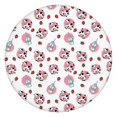 thumbnail image 1 of White Cow Milk Strawberry Pattern Round Fitted Tablecloth with Elastic Edge,Dining Table Cover Waterproof,Outdoor Round Tablecloth for Camping,Dining,Indoor and Outdoor, 1 of 7