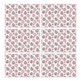 thumbnail image 1 of White Cow Milk Strawberry Pattern Summer Placemats Table Placemats Set Of 6-Linen Kitchen Washable Placemats Table Mats 11.8"x17.7" Non-Slip Heat Resistant, 1 of 5