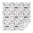 thumbnail image 1 of White Cow Moo Milk Pattern Square Tablecloth,Waterproof Square Table Cover,Wipeable Spillproof Washable Table Cover for Home Kitchen Party Decor 60"x60"(152x152cm), 1 of 6