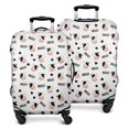 thumbnail image 1 of White Cow Moo Pattern Luggage Cover Fashion Suitcase Cover Baggage Covers Fit 25-28 Inch Luggage (Go Travel), 1 of 5