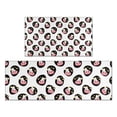 thumbnail image 1 of White Cow Oval Face Pattern Kitchen Rugs Sets Of 2,Anti Fatigue Kitchen Mat Rugs Non Slip Washable,Decorative Kitchen Floor Mats for Kitchen,Sink,Laundry,17"x30"+17"x47", 1 of 7