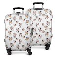 thumbnail image 1 of White Cow Scarf Pattern Luggage Cover Fashion Suitcase Cover Baggage Covers Fit 25-28 Inch Luggage (Go Travel), 1 of 5