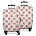 thumbnail image 1 of White Cow Strawberry Couple Pattern Luggage Cover Fashion Suitcase Cover Baggage Covers Fit 25-28 Inch Luggage (Go Travel), 1 of 5