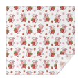 thumbnail image 1 of White Cow Strawberry Cow Pattern Square Tablecloth,Waterproof Square Table Cover,Wipeable Spillproof Washable Table Cover for Home Kitchen Party Decor 42"X42"(107x107cm), 1 of 6