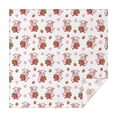 thumbnail image 1 of White Cow Strawberry Cow Pattern Square Tablecloth,Waterproof Square Table Cover,Wipeable Spillproof Washable Table Cover for Home Kitchen Party Decor 52"x52"(132x132cm), 1 of 6