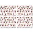 thumbnail image 1 of White Cow Strawberry Cow Pattern Summer Placemats Table Placemats Set Of 4-Linen Kitchen Washable Placemats Table Mats 11.8"x17.7" Non-Slip Heat Resistant, 1 of 6