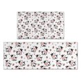thumbnail image 1 of White Cow Strawberry Heart Pattern Kitchen Rugs Sets Of 2,Anti Fatigue Kitchen Mat Rugs Non Slip Washable,Decorative Kitchen Floor Mats for Kitchen,Sink,Laundry,17"x30"+17"x47", 1 of 7