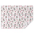 thumbnail image 1 of White Cow Strawberry Heart Pattern Rectangle Tablecloth 60"x84",Waterproof Polyester Rectangle Table Cloth, Wipeable Spillproof Polyester Tablecloth for Dining, Camping, Indoor and Outdoor, 1 of 5