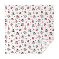 thumbnail image 1 of White Cow Strawberry Heart Pattern Square Tablecloth,Waterproof Square Table Cover,Wipeable Spillproof Washable Table Cover for Home Kitchen Party Decor 52"x52"(132x132cm), 1 of 6