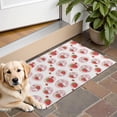 thumbnail image 1 of White Cow Strawberry Love Pattern Door Rugs,Washable Non Slip Door Mats Indoor,Decorative Door Mats,Entry Mat Indoor for Entrance,Bedroom,Kitchen,Bathroom,16"x24", 1 of 6