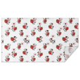 thumbnail image 1 of White Cow Strawberry Love Pattern Rectangle Tablecloth 60"x102",Waterproof Polyester Rectangle Table Cloth, Wipeable Spillproof Polyester Tablecloth for Dining, Camping, Indoor and Outdoor, 1 of 6