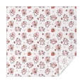 thumbnail image 1 of White Cow Strawberry Pattern Square Tablecloth,Waterproof Square Table Cover,Wipeable Spillproof Washable Table Cover for Home Kitchen Party Decor 60"x60"(152x152cm), 1 of 6
