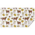thumbnail image 1 of White Cow Sunflower Pattern Rectangle Tablecloth 60"x102",Waterproof Polyester Rectangle Table Cloth, Wipeable Spillproof Polyester Tablecloth for Dining, Camping, Indoor and Outdoor, 1 of 6