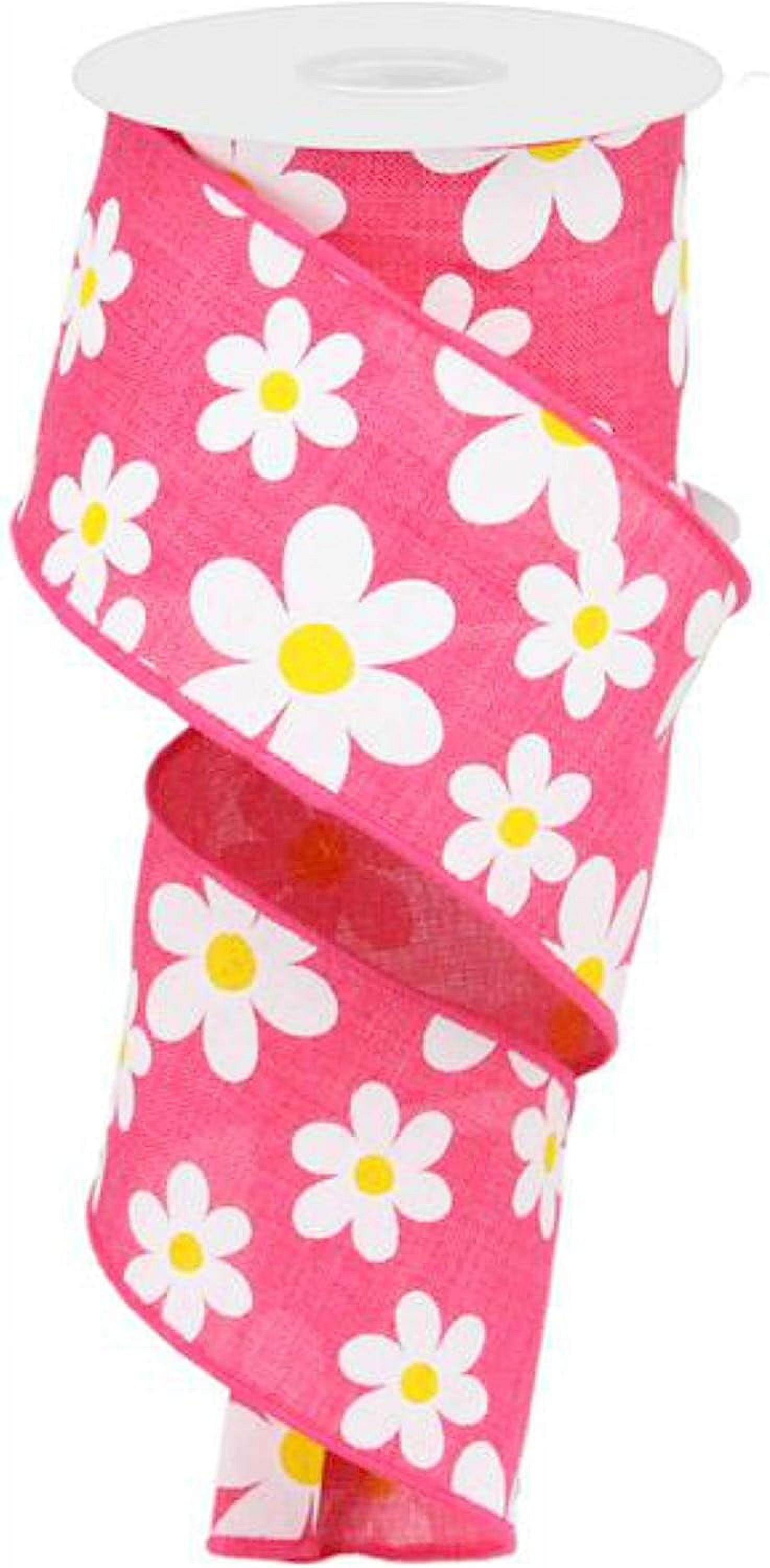 White, Craft Supply to Make Wreath & Bow, 2.5 Inches x 10 Yard, Spring