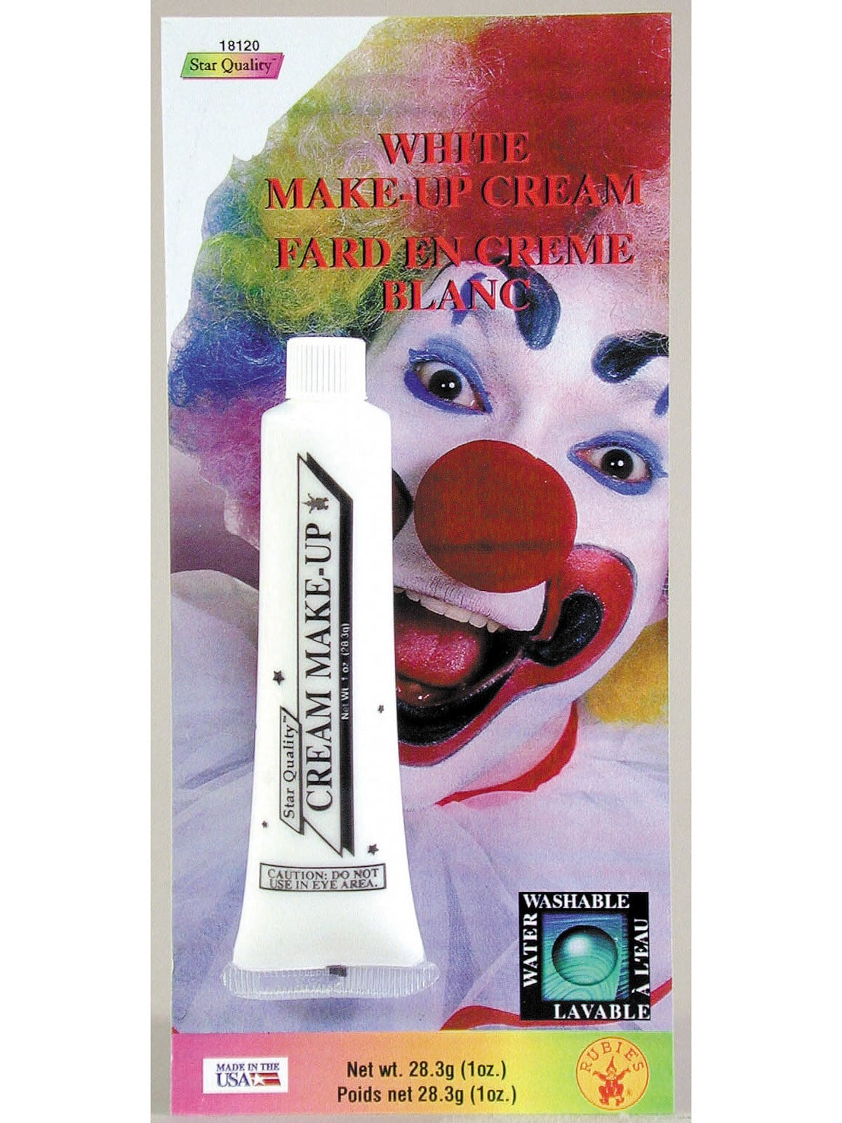 Wolfe Clown Face Painting Kit:  