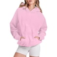 thumbnail image 1 of SHE IS White Crewneck Sweatshirt Women Oversized Hoodies for Women Pullover Graphic Pullover Hoodie Graphic Knit Pullover Tops for Women My Orders Placed, 1 of 4