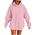 thumbnail image 1 of SHE IS White Crewneck Sweatshirt Women Plus Size Hoodies for Women Trendy Fall Winter Pullover Hoodies for Women Fashion Tops for Women Plus Size My Orders Placed, 1 of 4