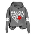 thumbnail image 1 of SHE IS White Crewneck Sweatshirt Women Plus Size Hoodies for Women Trendy Zipper Pullover Sweatshirts for Women Oversized Long Sleeve Tops for Women Dressy Casual My Orders Placed, 1 of 2
