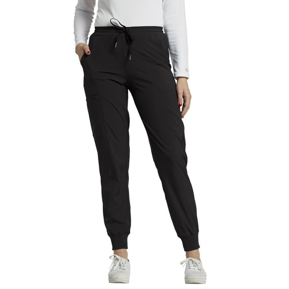 White Cross FIT Womens 365 Mid-Rise Cargo Jogger Pant-Black-Large