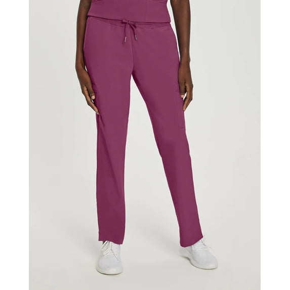 White Cross Fit Comfortable Cargo Scrub Pants