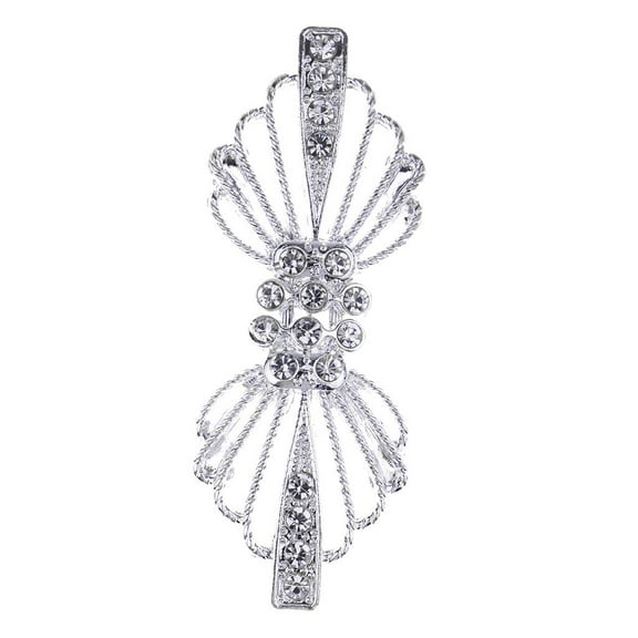 White Crystal Sewing Closure and Clasp Button Clothes