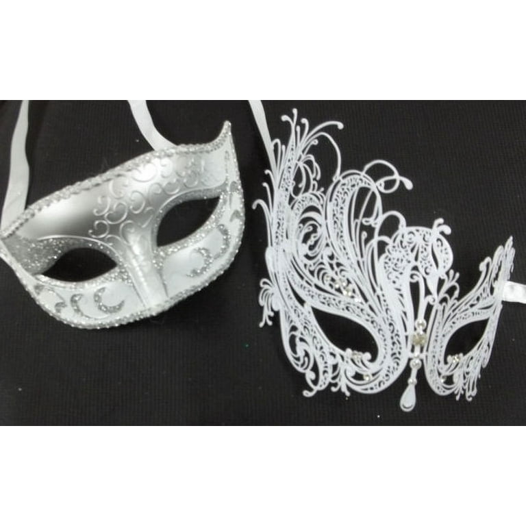 Paper Mache Masks for Mardi Gras Masquerade, 10 Blank Designs for  Decorating (16 Pack)
