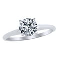 thumbnail image 1 of AFFY White Cubic Zirconia Engagement & Wedding Ring In 14k White Gold (2 Cttw), 1 of 1