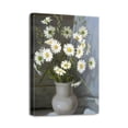 thumbnail image 1 of White Daisy Canvas Art: Elevate Your Wall Décor - Perfect for Kitchen or Bedroom, Ready to Hang, Size 12x16., 1 of 7