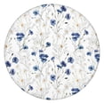 thumbnail image 1 of White Daisy Flower Pattern Round Fitted Tablecloth with Elastic Edge,Dining Table Cover Waterproof,Outdoor Round Tablecloth for Camping,Dining,Indoor and Outdoor, 1 of 7