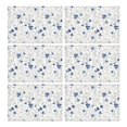 thumbnail image 1 of White Daisy Flower Pattern Summer Placemats Table Placemats Set Of 6-Linen Kitchen Washable Placemats Table Mats 11.8"x17.7" Non-Slip Heat Resistant, 1 of 5