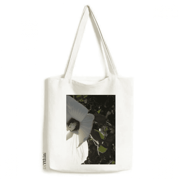 White Daizy Photography Culture Tote Canvas Bag Shopping Satchel Casual Handbag
