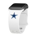 thumbnail image 1 of White Dallas Cowboys Logo Silicone Apple Watch Band, 1 of 3