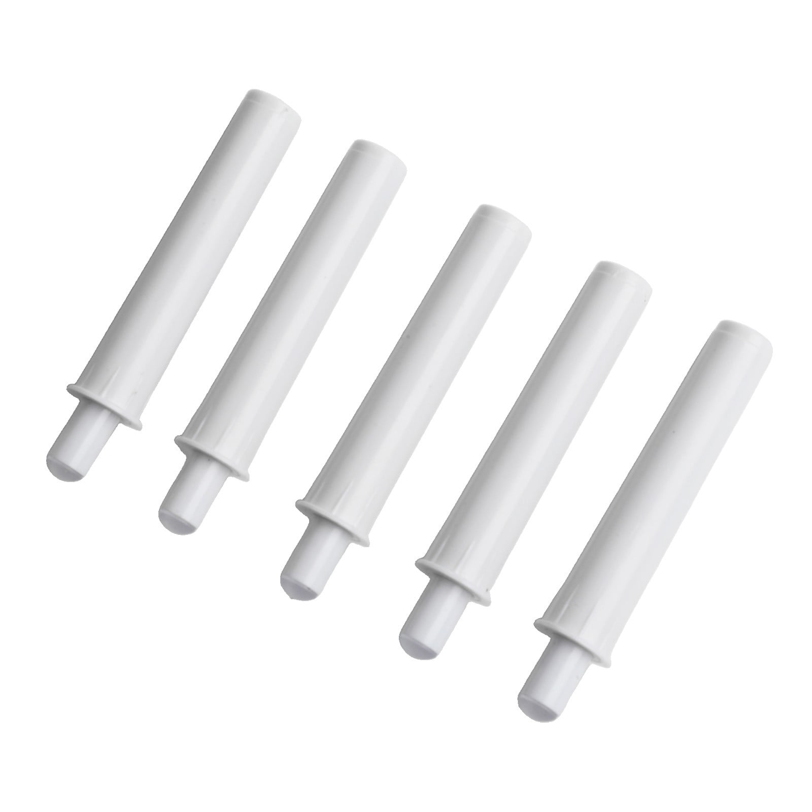 20-Pack Soft Close Damper Buffers – ABS Plastic Cabinet Door & Drawer Silencers, Quiet Close Hinge Dampers For Kitchen/Bathroom (White/Gray)