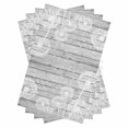 thumbnail image 1 of White Dandelion Kitchen Towels Set of 4, Water Absorbent Dish Towel, Spring Flowers Plants Vintage Gray Wood Decorative Hand Towels - Quick Drying Cloth for Cooking Baking, 18x28 Inch, 1 of 8