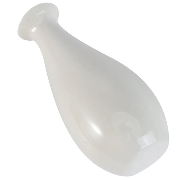 ULTNICE Ceramic Small Vase White 1Pcs 4.2x1.9x1.9in