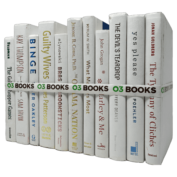 White Decorative Books