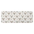 thumbnail image 1 of White Deer Skull Flower Pattern Kitchen Rug Mat,Kitchen Runner Rugs Non Skid Washable,Decorative Kitchen Floor Mats for Kitchen,Sink,Laundry,17"x47.2", 1 of 7