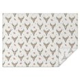 thumbnail image 1 of White Deer Skull Flower Pattern Rectangle Tablecloth 60"x84",Waterproof Polyester Rectangle Table Cloth, Wipeable Spillproof Polyester Tablecloth for Dining, Camping, Indoor and Outdoor, 1 of 5