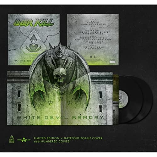 Overkill White Devil Armory (Vinyl Record) Deluxe 12" Album (Gatefold Cover)