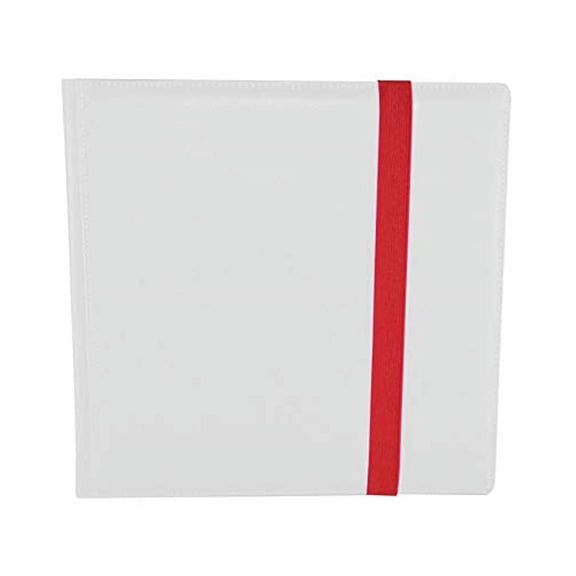 White Dex Protection Binder 12 Pocket Card Storage Binder