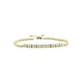thumbnail image 1 of White Diamond Accent 14k Gold Over Silver Bracelet, 1 of 4