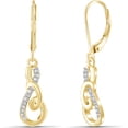 thumbnail image 1 of White Diamond Accent 14kt Gold-Plated Dangle Earrings, 1 of 3