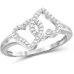 Bague Cœur En Argent Sterling Taille 6 - Neuf Avec étiquettes, Marque Fragrant Jewels